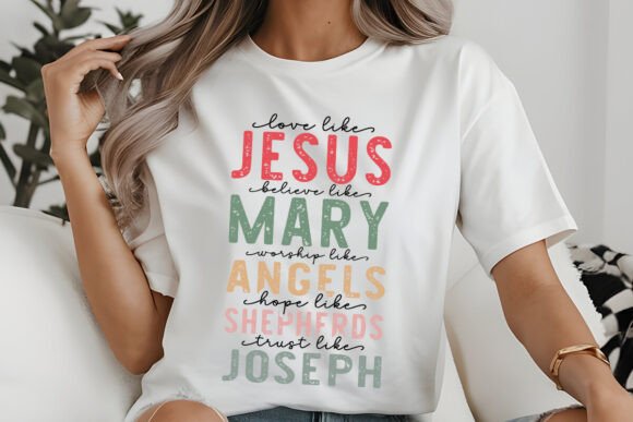 Christian Christmas SVG Graphics for T-Shirt Designs