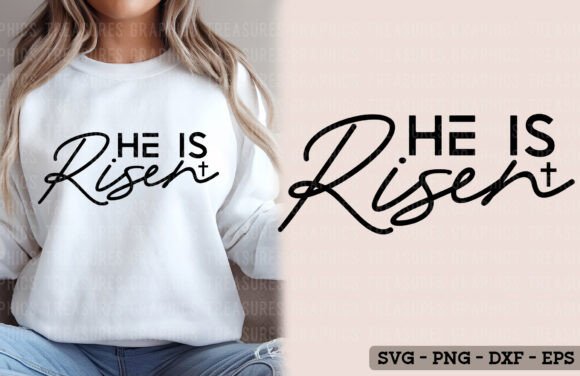 Christian Easter PNG He is Risen SVG: Graphics Review