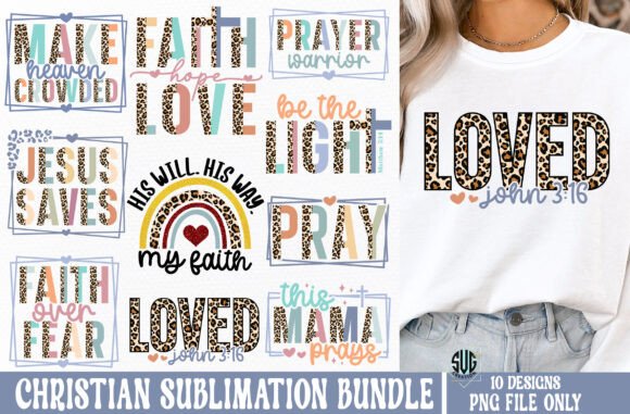 Christian Sublimation Bundle: Graphics & T-Shirt Designs