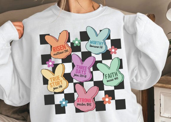 Easter Bunny SVG & PNG Graphics for T-Shirt Designs