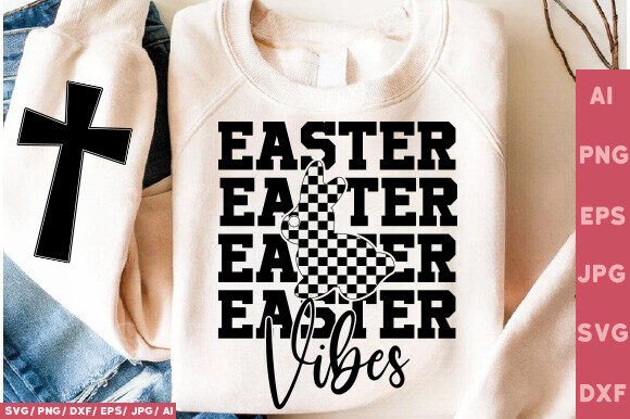 Easter Vibes Svg Png: Coquette Christian Graphics
