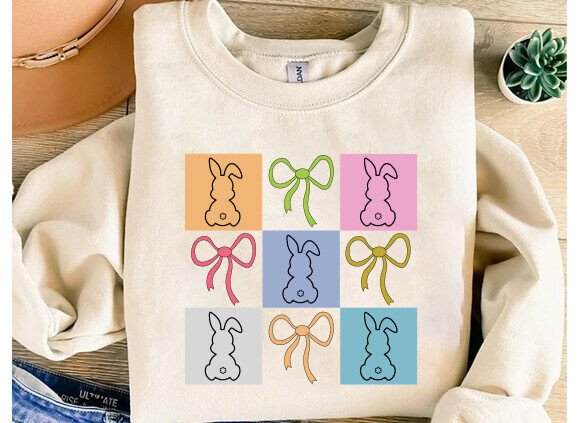Girly Easter Shirt PNG: Christian Graphics & T-Shirt Designs