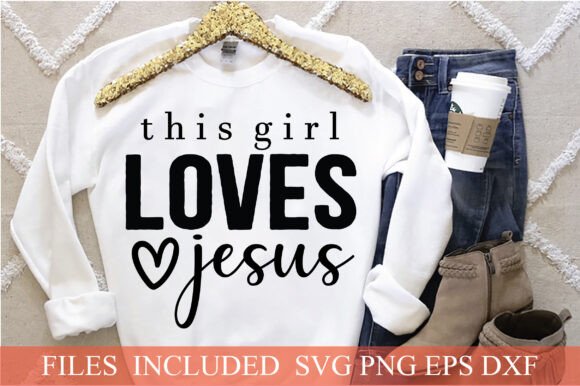 Jesus SVG Graphics for Faith T-Shirt Designs
